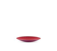 Alessi Cohncave SC01/33 - Centre de Table Design Ajouré en Acier Coloré avec Résine Epoxy, Rouge et Violet, Diamètre 33 cm