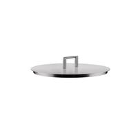 Alessi Convivio DC200/24 - Couvercle Design, en Acier Inoxydable 18/10, avec Bouton en Acier et Revêtement PVD, 24 cm, Satiné