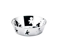 Alessi Corbeille ronde design Girotondo AKK03 Bord perforé Acier poli 18 cm