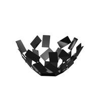 Alessi MT01 B Corbeille, Acier, Noir