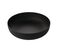 Alessi - Corbeille ronde acier noir Ø21 cm - Noir