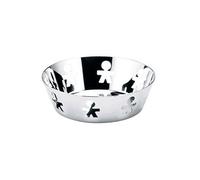 Alessi Corbeille ronde design Girotondo AKK03 Bord perforé Acier poli 18 cm