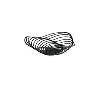 Alessi Corbeille à fruits Trinity ACO02 B – 26 cm acier coloré résine époxy noir