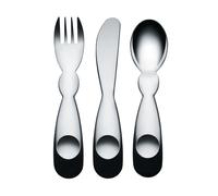 Alessi AM41S3 Alessini Service à Couverts pour Enfant - Acier Inoxydable 18/10 Brillant, Argent