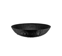 Alessi Cr01/37 B Joy N.1 Centre de Table en Acier Coloré à la Résine Au Époxyde, Super Black, Ø 37 Cm