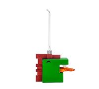 Alessi Cubodrago GJ02 12 Décoration de Noël en Verre soufflé décoré à la Main Multicolore