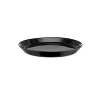 Alessi - DC03/1 B - Set de 4 Assiettes Plates en céramique Stoneware, Noir