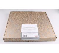 Alessi Dressed Plateau de Service Porcelaine Blanche Avec Relief Décoration Neuf