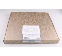 Alessi Dressed Plateau de Service Porcelaine Blanche Avec Relief Décoration Neuf