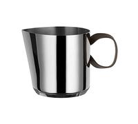 Alessi Chauffe-lait Edo en acier marron