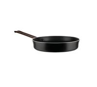 Alessi edo PU113/20 B Poêle à manche long en aluminium avec revêtement antiadhésif Manche en acier inoxydable avec revêtement PVD Marron