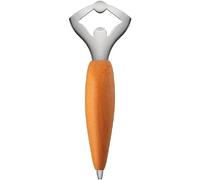 Alessi Ercolino AB07 - Décapsuleur Design en Acier Inoxydable 18/10 et Bois de Bouleau