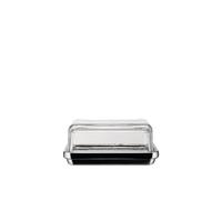 Alessi ES03 - Beurrier Design en Acier Brillant Avec Couvercle en Verre