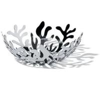 Alessi ESI01/21 Mediterraneo Porte-fruits en Acier Inoxydable Coloré à la Résine au Époxyde, Argenté, Ø 21 cm