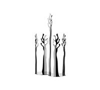 Alessi Esi19 Mediterraneo Porte-goblets en Carton en Acier Inoxydable 18/10 Brillant, Argent