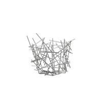 Alessi Fc03 Blow Up Corbeille à Agrumes en Acier Inoxydable 18/10 Brillant, Gris