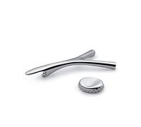 Alessi FGO06 Virgula Divina Ouvre-bouteille Acier Inoxydable Argent 10,60 x 5,60 x 1,40 cm