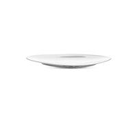 Alessi Fm10/1 Colombina Collection Assiette Plate en Porcelaine Blanche, Set de 6 Pièces