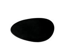 Alessi Fm10/10 B Colombina Collection Sous-assiette en Mélamine, Noir, Set de 2 Pièces