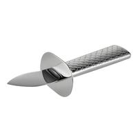 Alessi Fm23/44 Colombina Fish Couteau à Huîtres en Acier Inoxydable 18/10 Brillant, lame en Acier Aisi 420, Argent