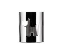 Alessi Girotondo Rond de Serviette Ajouré en Acier Argenté, Chien