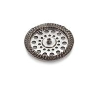 Alessi Groupe de filtres pour cafetière à filtre à pression 9094/3, acier inoxydable, argent 6,8 cm'