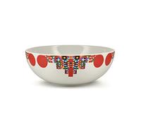 Alessi Holyhedrics ESA11 - Bol pour Bonbons ou Fruits Secs en Porcelaine Décoré avec Décalcomanie Appliquée à la Main, Multicolore