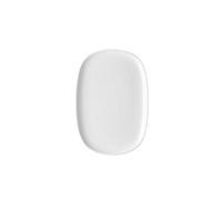 Alessi Plat de service Itsumo NF07/22 36 – Ovale, Porcelaine blanche, Design minimaliste