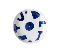 Alessi Itsumo - Yunoki ware NF08/2 - Assiette Creuse Design, Usage Quotidien, Esthétique Minimale, en Porcelaine Blanche avec Décor Samiro Yunoki, Diamètre 20 cm