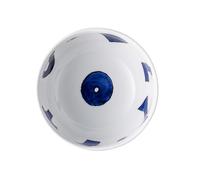 Alessi Itsumo - Yunoki ware NF08/38 20 - Saladier Design, Usage Quotidien, Esthétique Minimale, en Porcelaine Blanche avec Décor Samiro Yunoki, Diamètre 20 cm