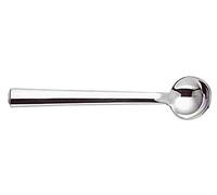 Alessi JH01 / 9 Rundes Modell Ensemble de 6 cuillères à soupe Moka en acier inoxydable 18/10, finition polie