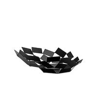 Alessi La Stanza dello Scirocco MT03 B - Centre de Table Design, en Acier Coloré à la Résine au Époxyde, Noir