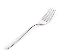 Alessi Lcd01/2r4 Caccia Fourchette de Table, 4 dents, en Acier Brillant, Set de 6 Pièces, Silver