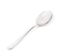 Alessi Lcd01/4 Caccia Cuiller à dessert en Acier Inoxydable 18/10 Brillant, Set de 6 Pièces, Glã¤nzend, L 17cm, Silver