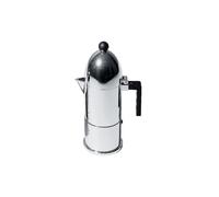 Alessi Cafetière espresso La Cupola A9095/3B – Fonte d'aluminium, poignée & pommeau noirs – 3 tasses