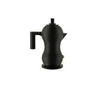 ALESSI Machine à expresso Pulcina Black Alu/Noir 1 tasse noir