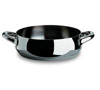 Alessi Mami Casserole en Acier Inoxydable 18/10 Argenté, Ø 24 cm