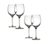 Alessi Set de 4 verres à vin blanc Mami XL en verre cristallin H 22 cm Ø 9 cm