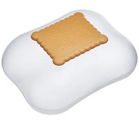 Alessi Mary Biscuit ASG07 I - Boîte à Biscuit avec Couvercle, Résine Thermoplastique, Glace, Blanc