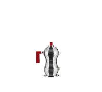Alessi Mdl02/1 R Pulcina Cafetière Espresso en Fonte D'aluminium, Poignée et Pommeau en Pa, Rouge, 1 Tasse