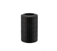Alessi - MDL19 B - Conteneur Porte-Capsules Nespresso avec 5 Étagères Rotatives, en Résine Thermoplastique, Noir