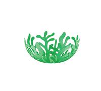 Alessi Mediterraneo ESI01/21GR - Porte-Fruits Design, en Acier Coloré à la Résine au Époxyde, Diamètre 21 cm, Vert