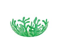 Alessi Mediterraneo ESI01/25GR - Porte-Fruits Design, en Acier Coloré à la Résine au Époxyde, Diamètre 25 cm, Vert