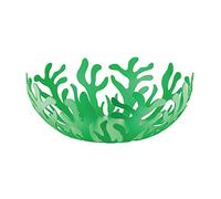 Alessi Mediterraneo ESI01/29GR - Porte-Fruits Design, en Acier Coloré à la Résine au Époxyde, Diamètre 29 cm, Vert