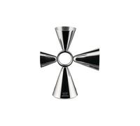 Alessi Tasse doseuse à cocktail The Tending Box GIA28 – Acier inox 18/10, anneau central, 1,5/3/4/6 cl