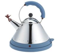 ALESSI MG32 AZ - Bouilloire électrique sans fil inox - Bleu clair - 1.5 litre