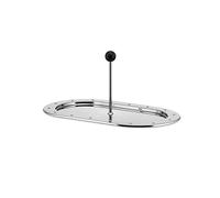 Alessi - Plateau MG34 en acier inoxydable 18/10 brillant - Multicolore - Import Allemagne