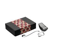 ALESSI Set de pâtes 3 pièces en acier inoxydable/plastique argent