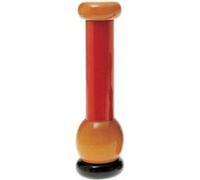 ALESSI MP0210 MOULIN À POIVRE EN BOIS DE HÊTRE NOIR, ROUGE ET JAUNE Noir G