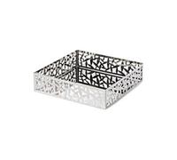 ALESSI MSA10 CACTUS PORTE-SERVIETTES EN PAPIER DE TABLE AVEC BORD AJOURE EN ACIER INOXYDABLE 18/10